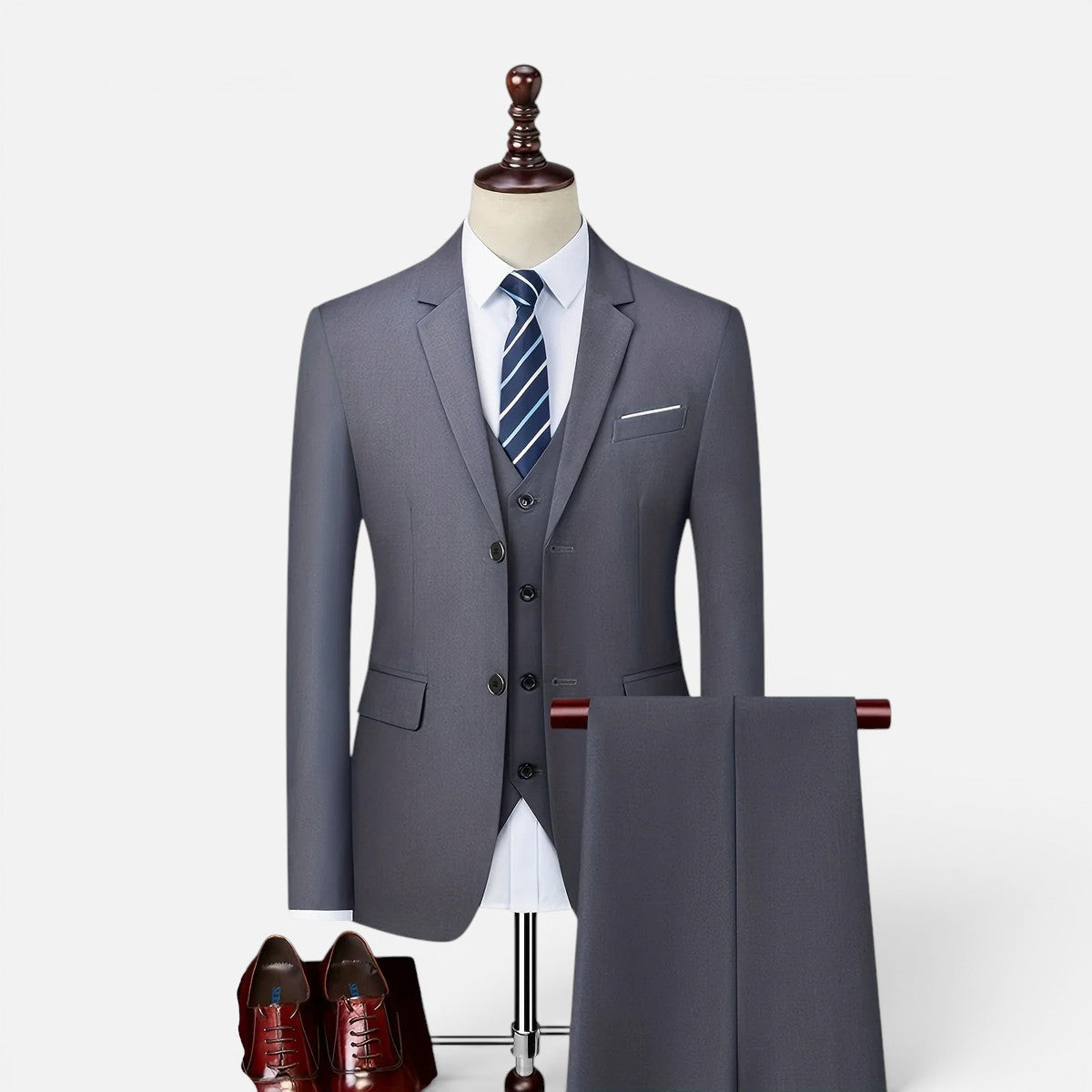 Duvrier | Men’s Elegant Wedding Suit - Premium Tailored Blazer Set