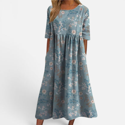 Duvrier | Women's Relaxed Floral Midi Dress