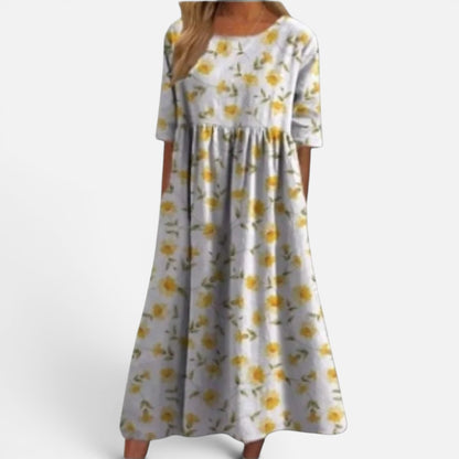 Duvrier | Women's Relaxed Floral Midi Dress