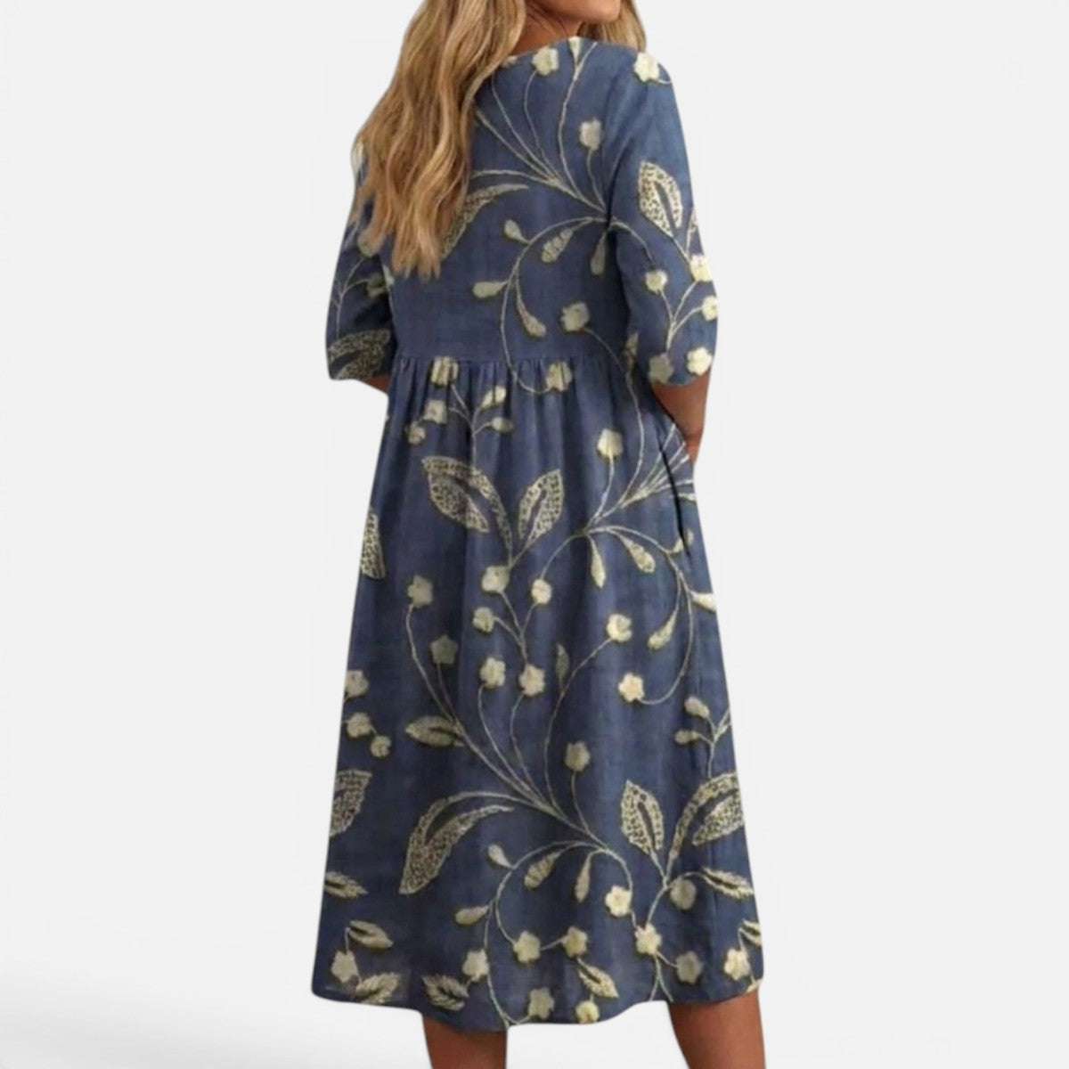 Duvrier | Women's Relaxed Floral Midi Dress
