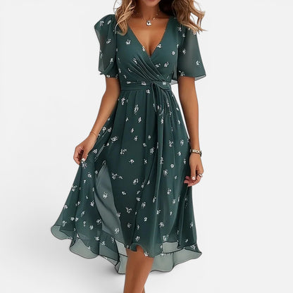 Duvrier | Women's Summer Dress with Sleeveless Design and Flowy Skirt