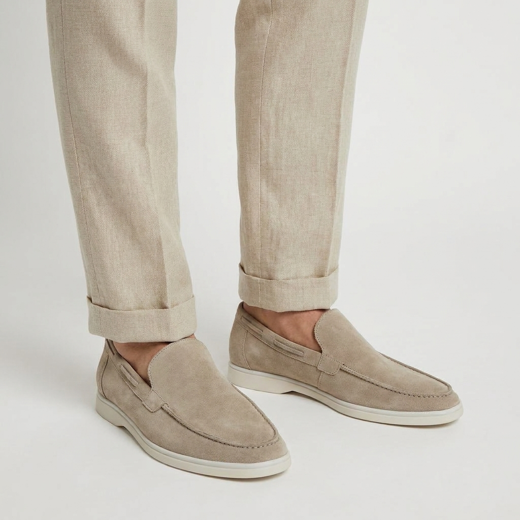 Duvrier | Men’s Classic Suede Loafers - Office & Evening Wear