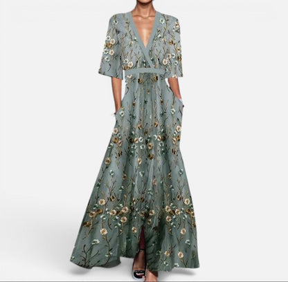 Duvrier | Elegant Women’s Floral Sheath Dress - Parties & Occasions