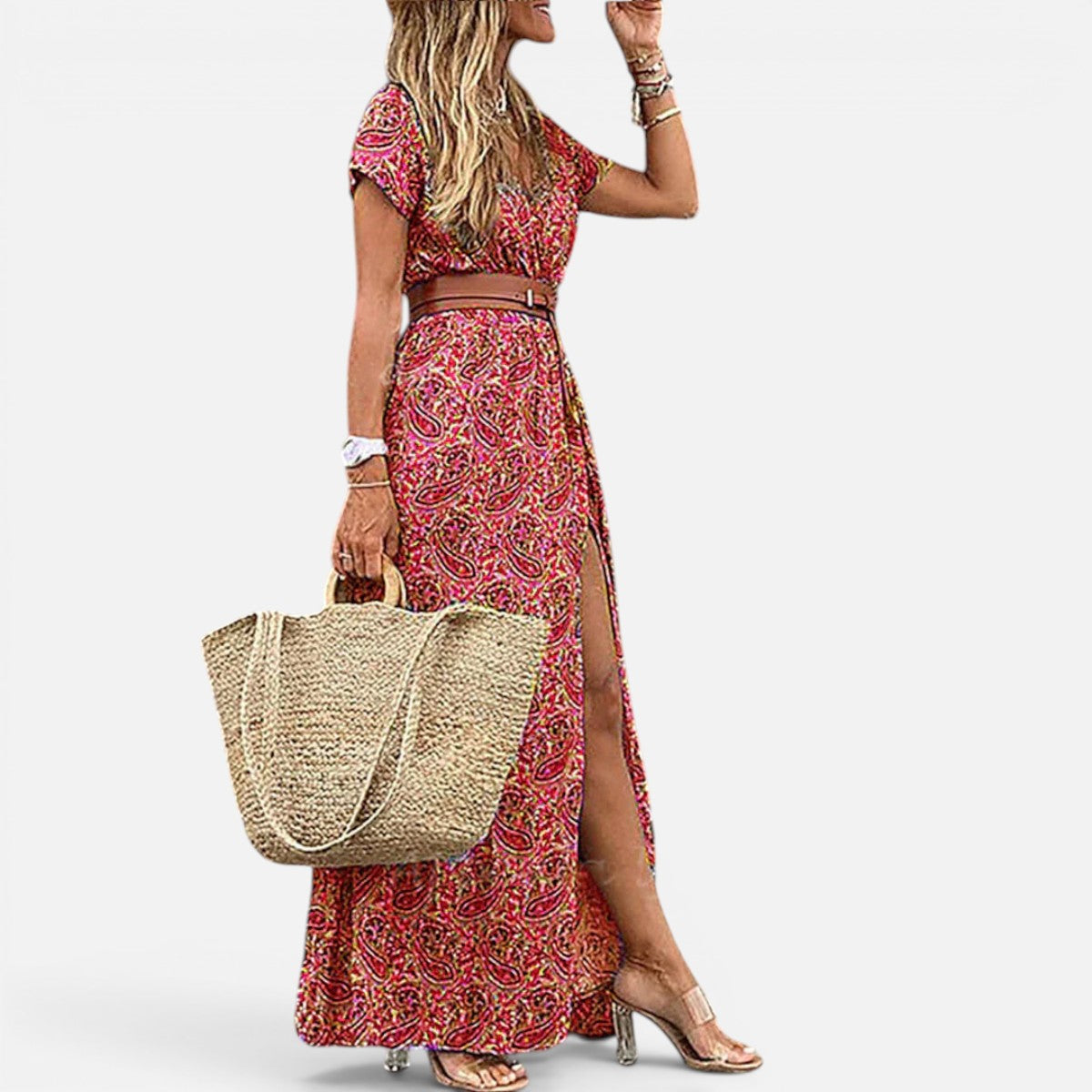 Duvrier | Women's Airy Boho Maxi Dress
