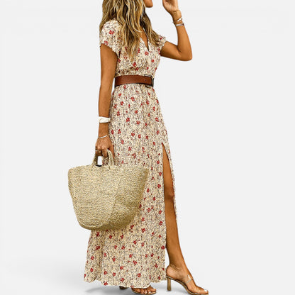 Duvrier | Women's Airy Boho Maxi Dress