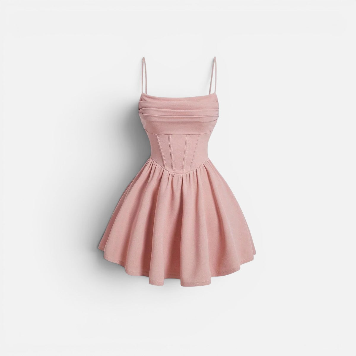 Duvrier | Women's Ruched Cami Mini Dress