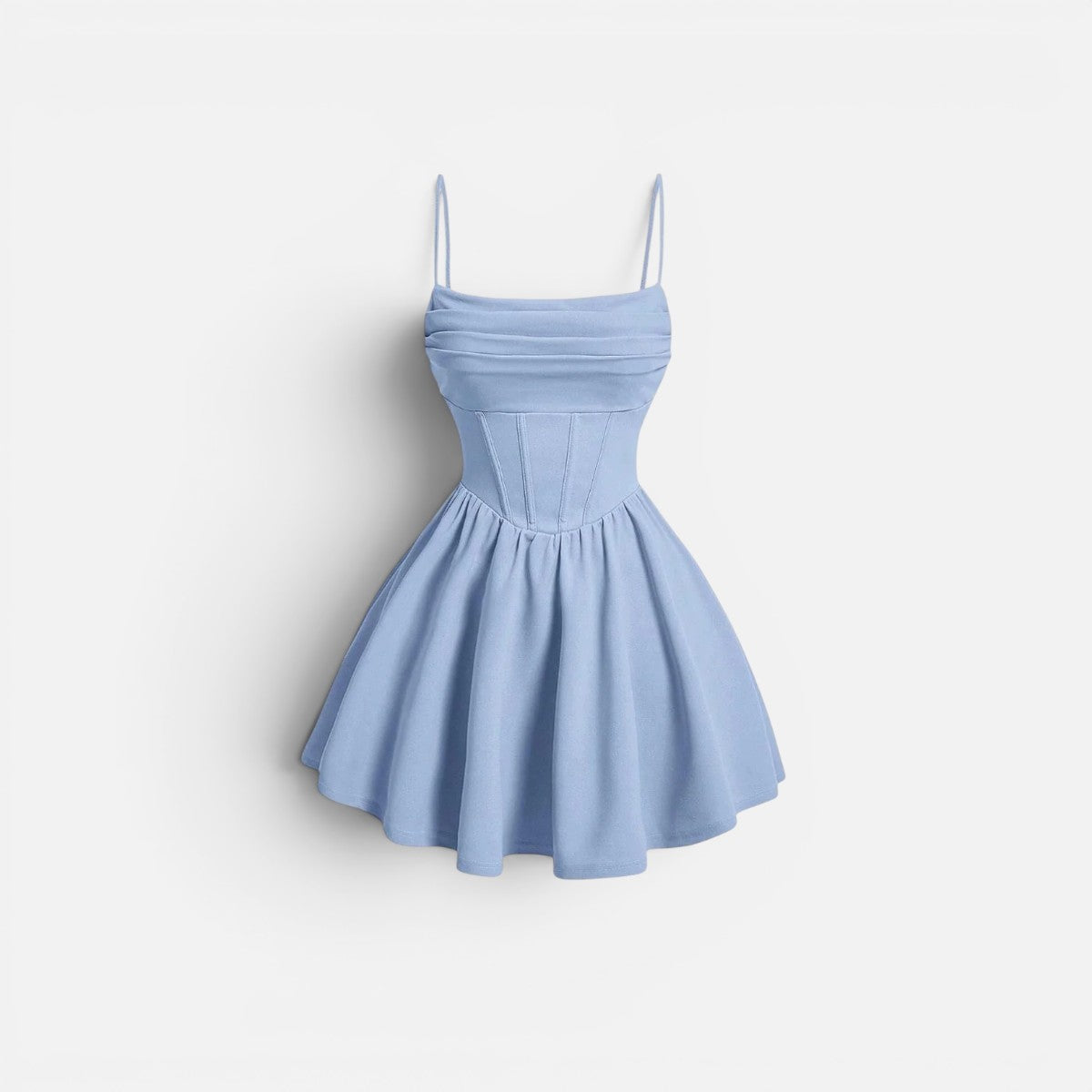 Duvrier | Women's Ruched Cami Mini Dress