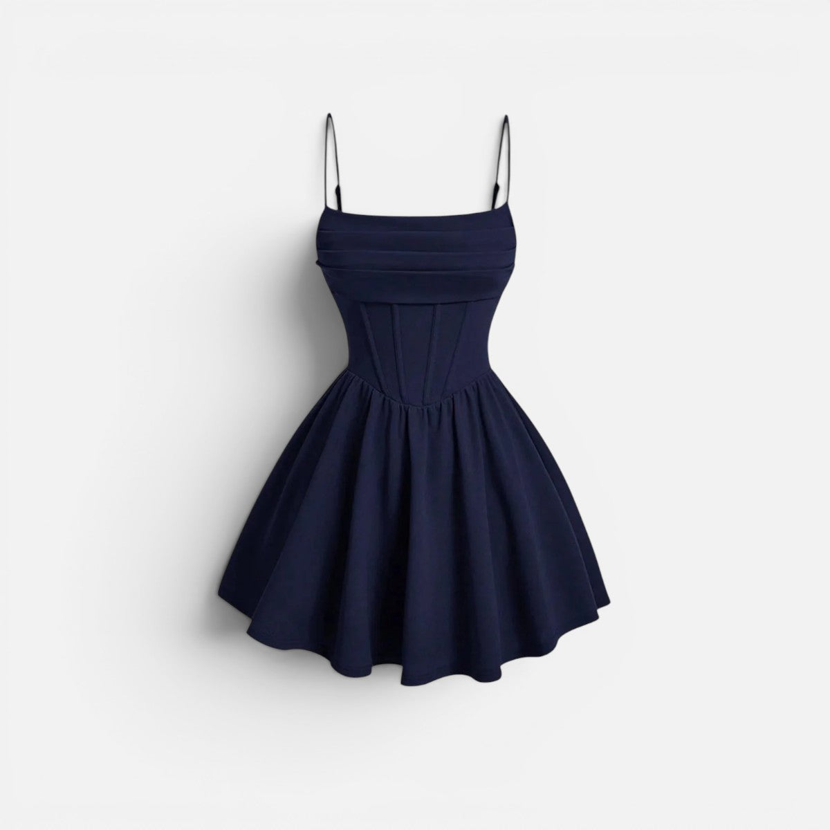 Duvrier | Women's Ruched Cami Mini Dress