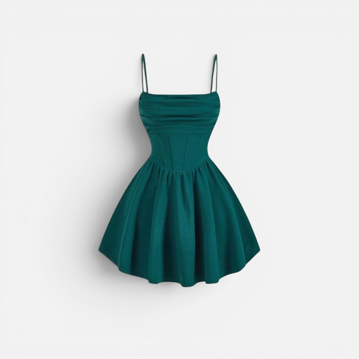 Duvrier | Women's Ruched Cami Mini Dress