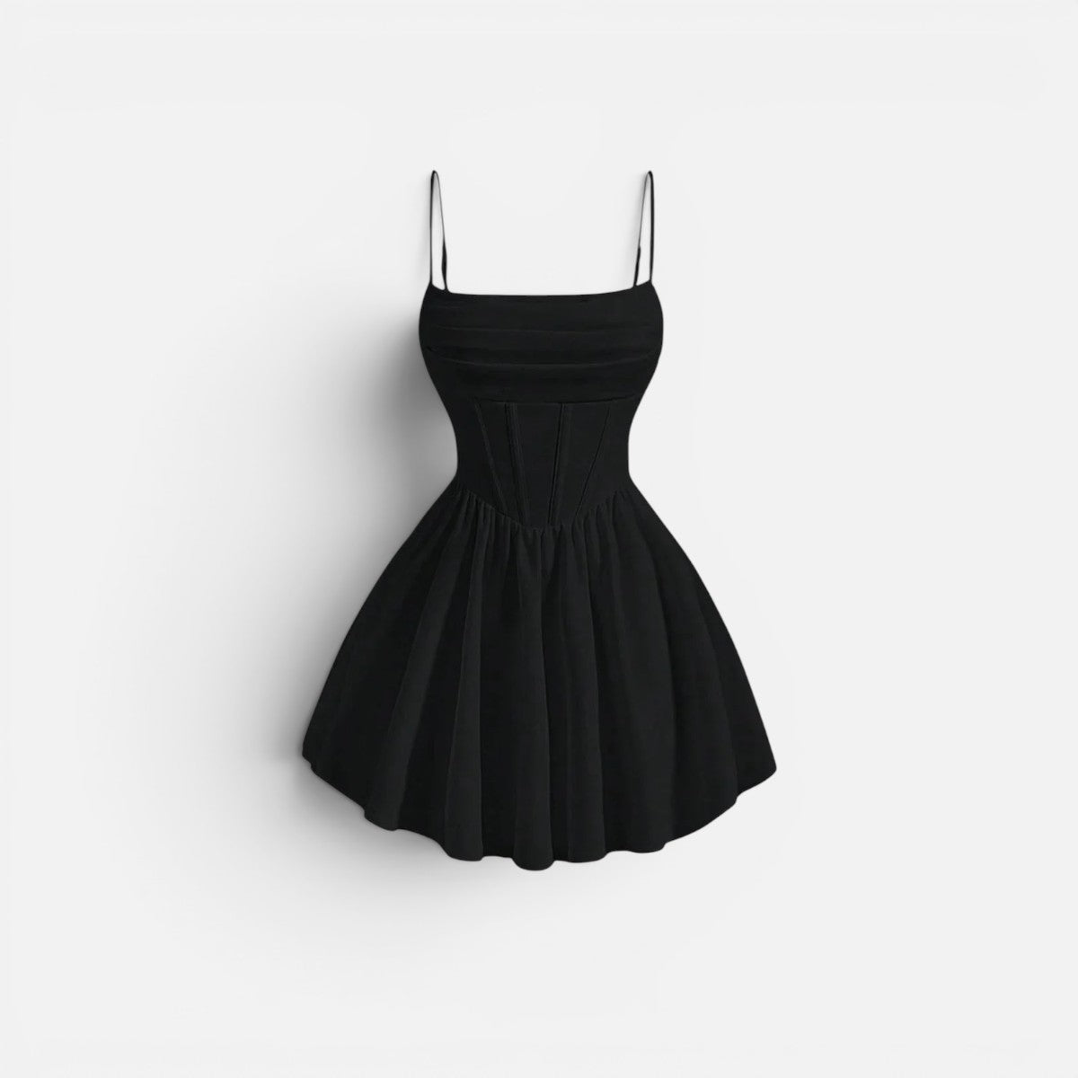 Duvrier | Women's Ruched Cami Mini Dress
