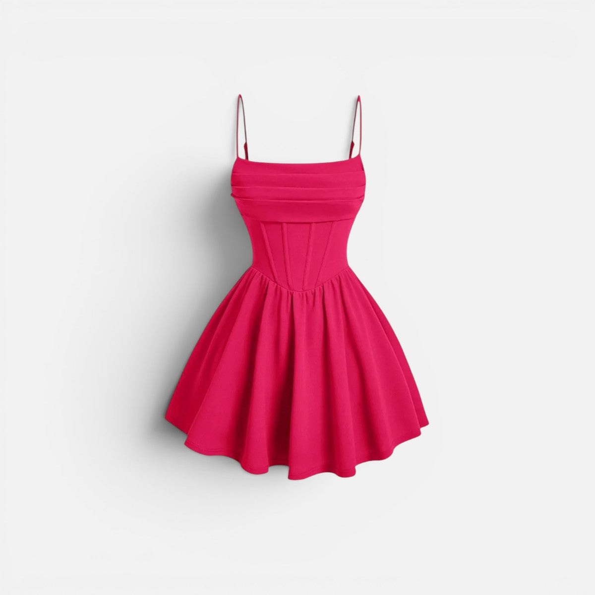 Duvrier | Women's Ruched Cami Mini Dress