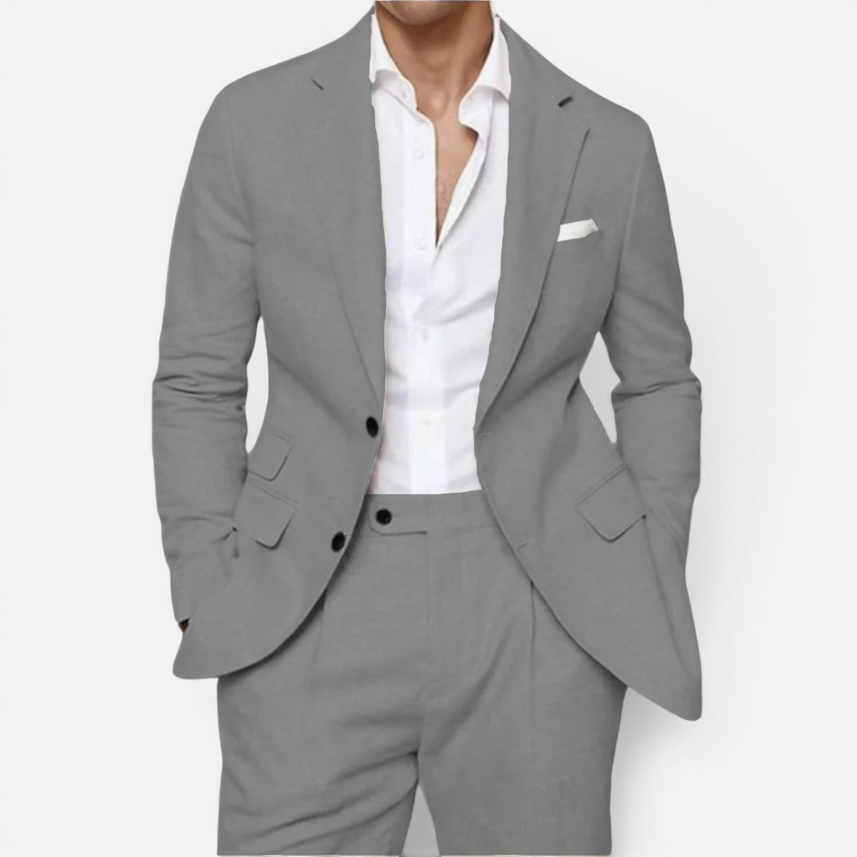 Duvrier | Men’s Premium Wedding Suit - Elegant Slim Fit Set