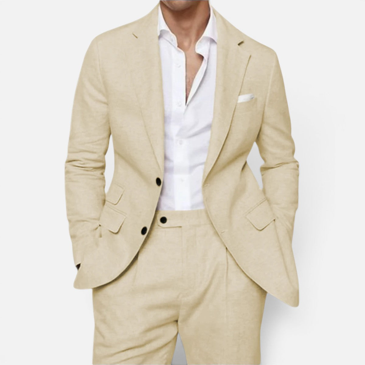 Duvrier | Men’s Premium Wedding Suit - Elegant Slim Fit Set