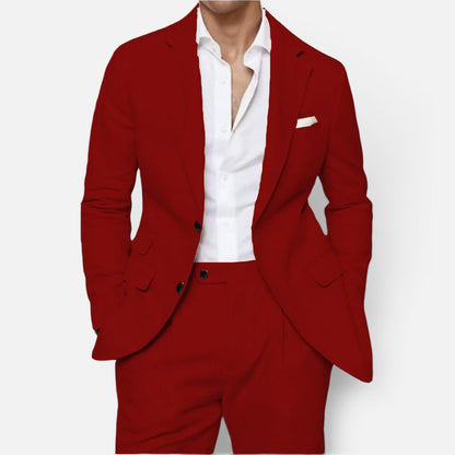 Duvrier | Men’s Premium Wedding Suit - Elegant Slim Fit Set