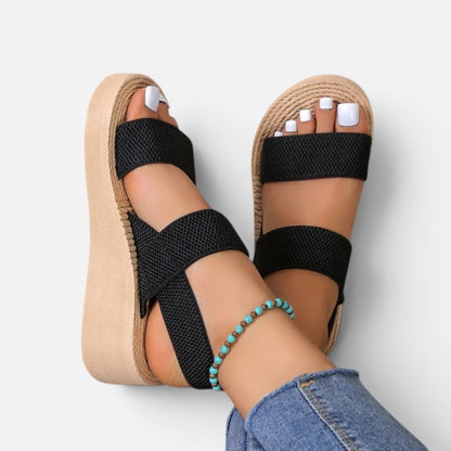 Duvrier | Women’s Comfortable Platform Sandals - Elegant Summer Shoes