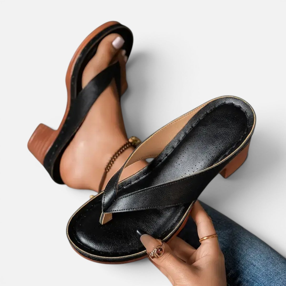 Duvrier | Women's Orthopaedic Slippers with Heel