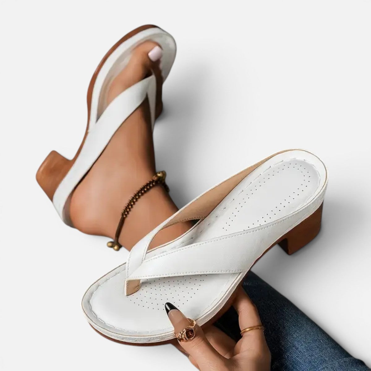 Duvrier | Women's Orthopaedic Slippers with Heel