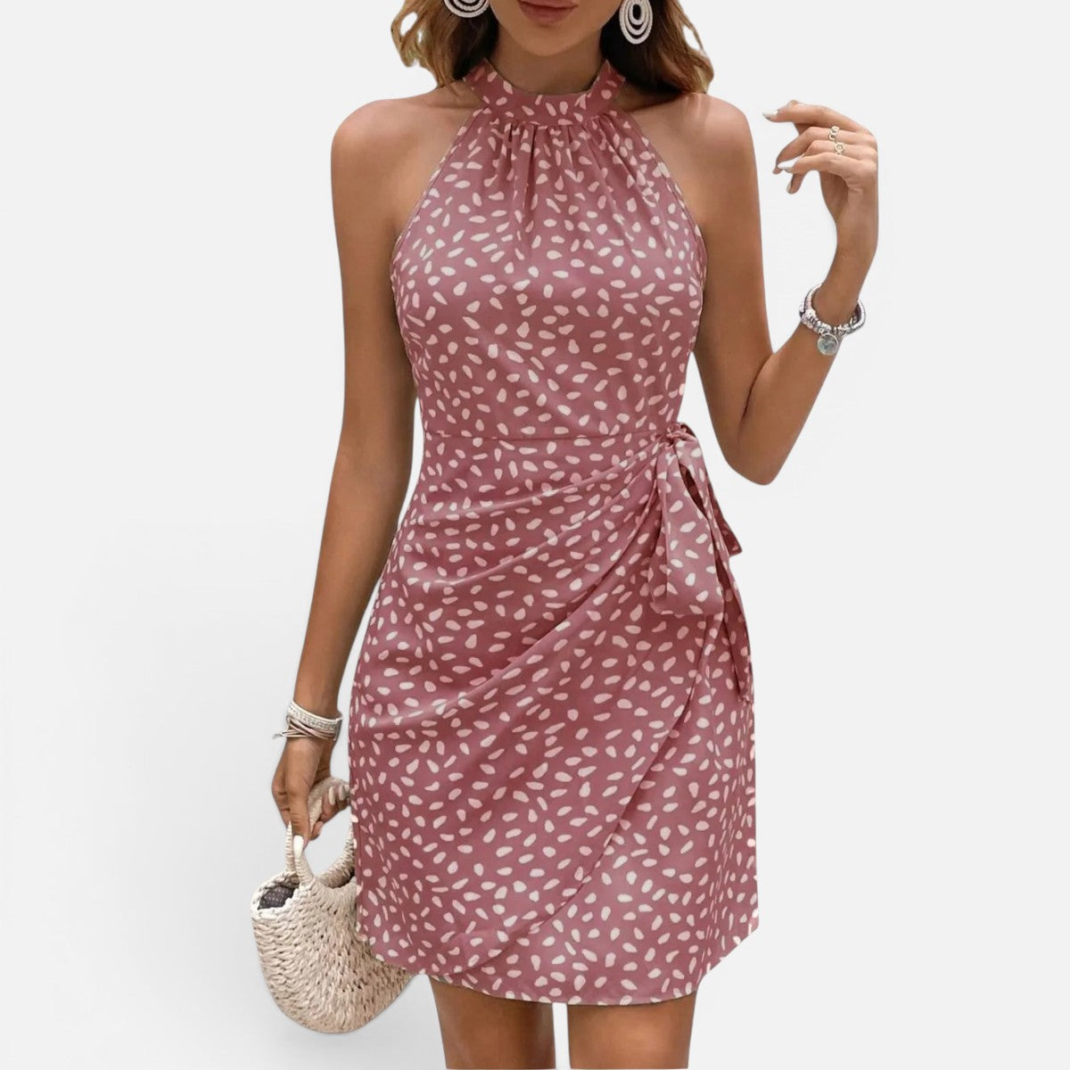 Duvrier | Women’s Polka Dot Summer Dress – Relaxed Summer Fit