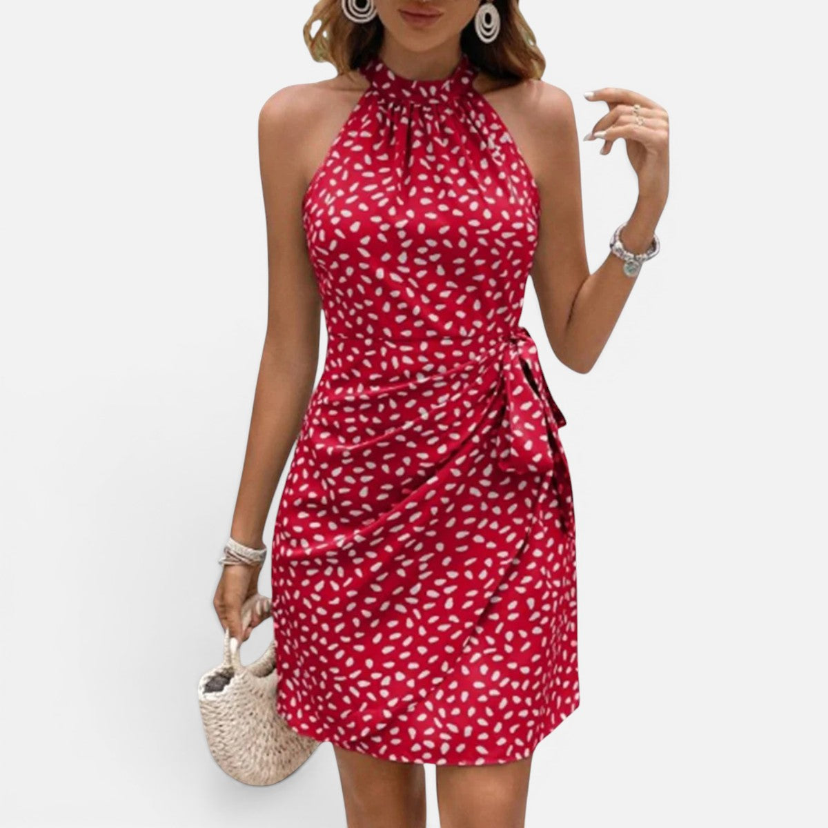 Duvrier | Women’s Polka Dot Summer Dress – Relaxed Summer Fit