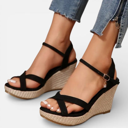 Duvrier | Women’s Comfortable Wedge Sandals - Summer Casual Wear