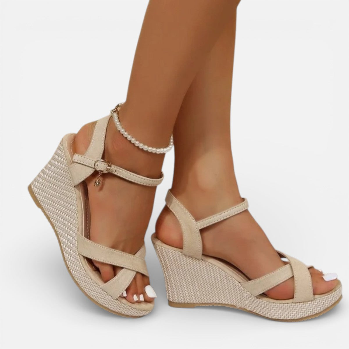 Duvrier | Women’s Comfortable Wedge Sandals - Summer Casual Wear