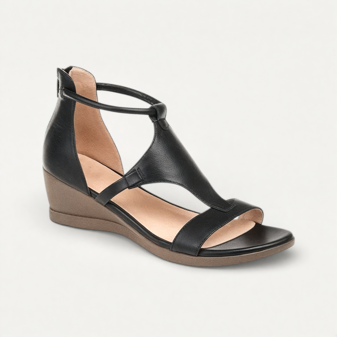 Duvrier | Women’s Comfortable Wedge Sandals - Leather Summer Shoes